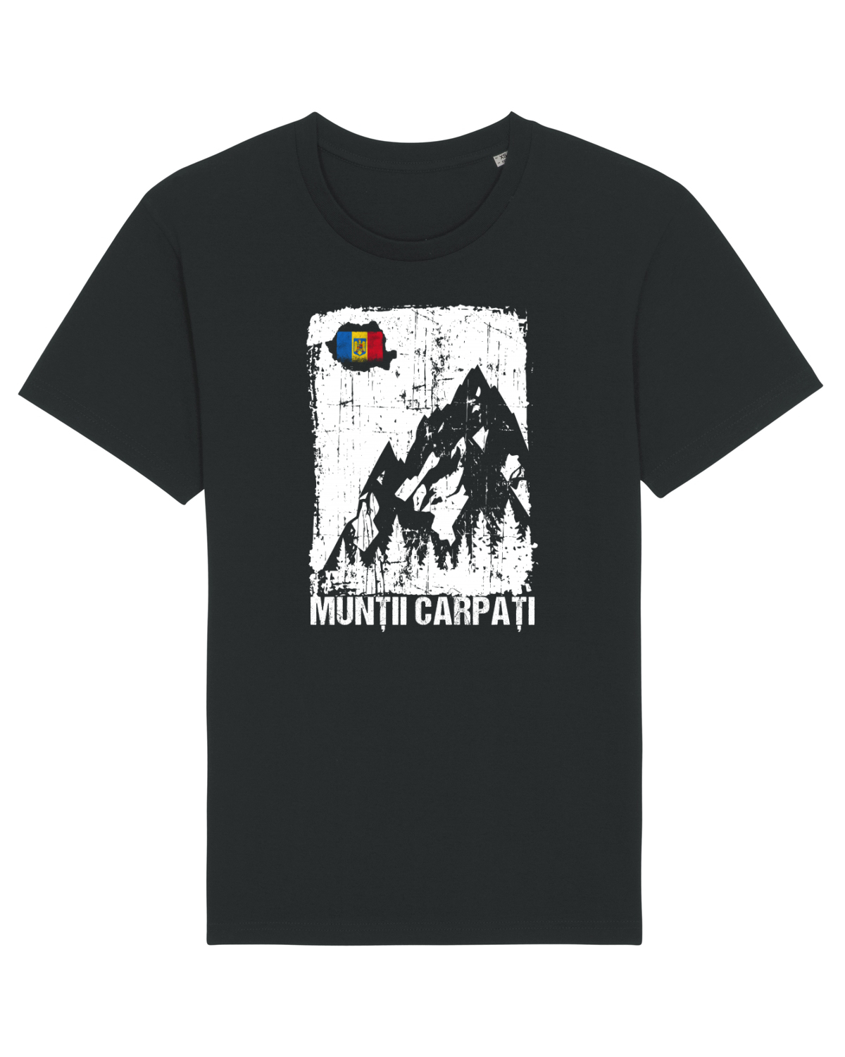 Tricou mânecă scurtă Unisex Rocker Black