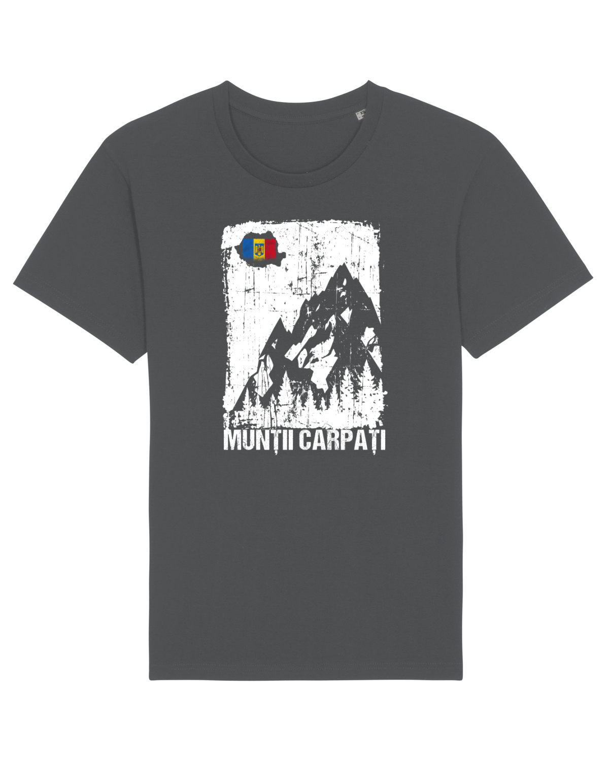 Tricou mânecă scurtă Unisex Rocker Anthracite