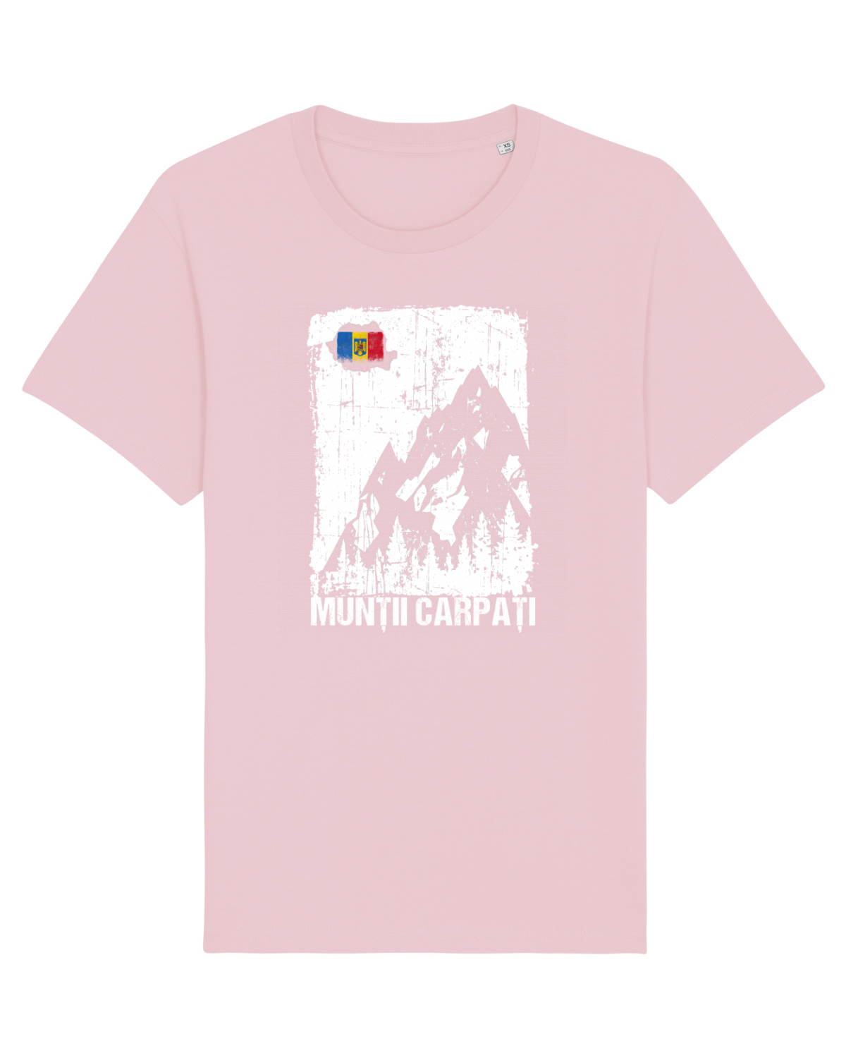 Tricou mânecă scurtă Unisex Rocker Cotton Pink
