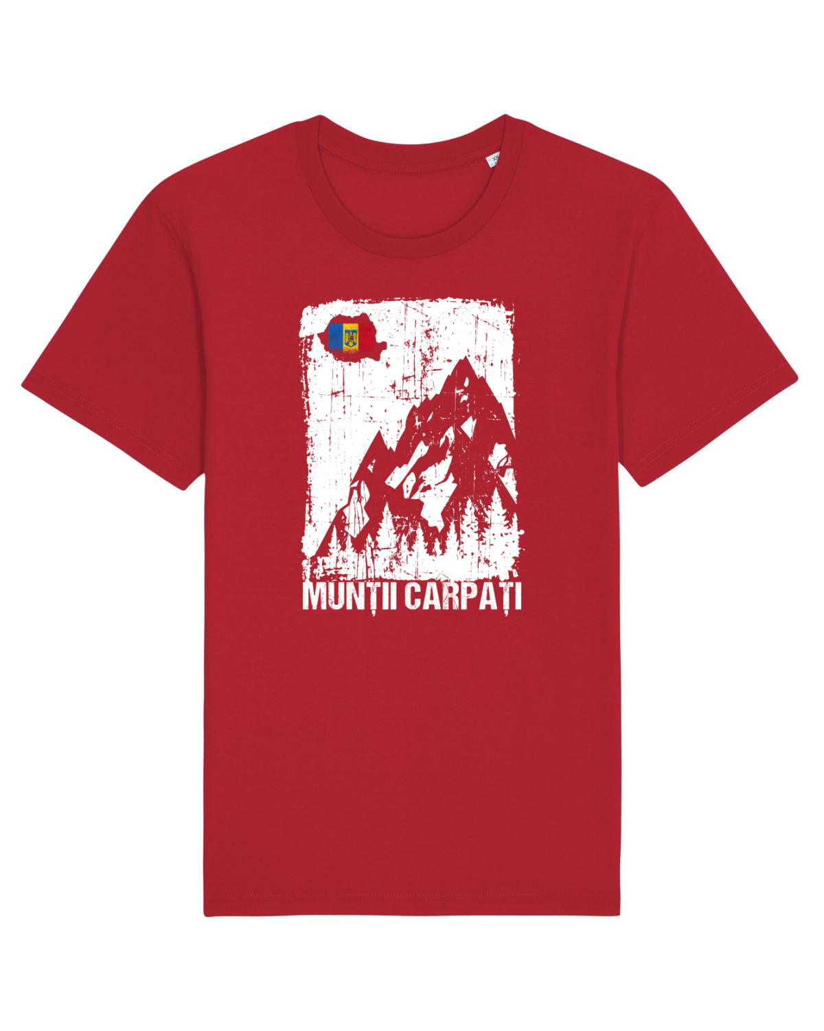 Tricou mânecă scurtă Unisex Rocker Red