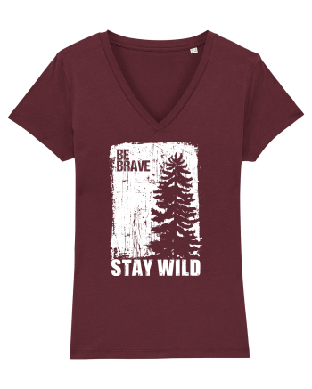 Stay Wild Burgundy
