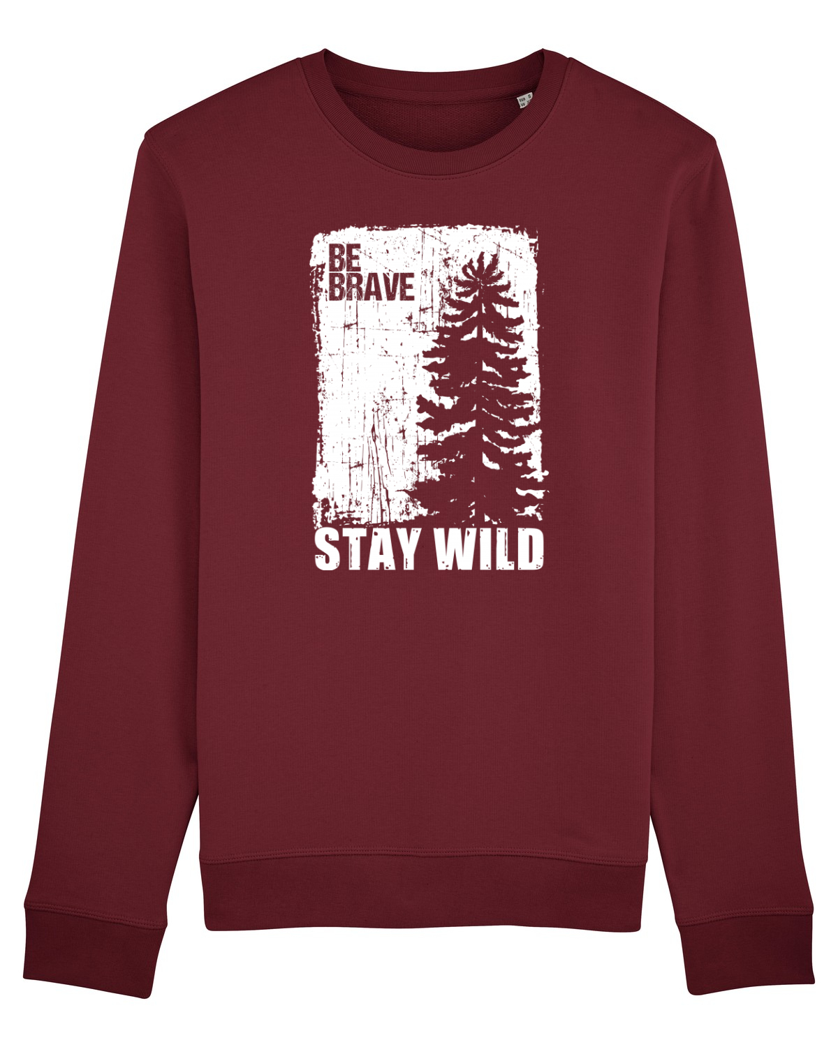 Bluză mânecă lungă Unisex Rise Burgundy