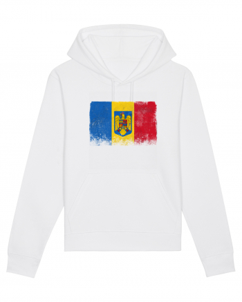 Steag Vintage Romania White