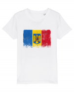 Steag Vintage Romania Tricou mânecă scurtă  Copii Mini Creator