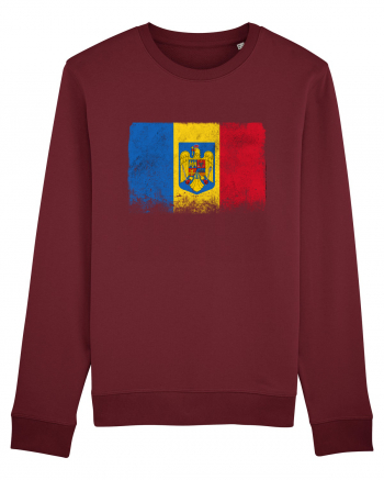 Steag Vintage Romania Burgundy