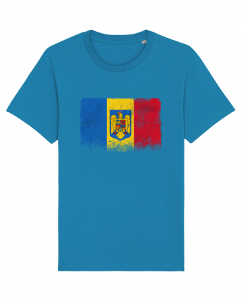 Steag Vintage Romania Azur