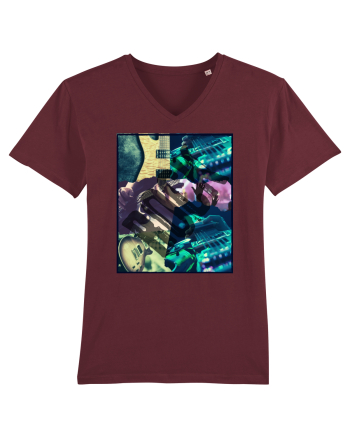 Vintage Rock Burgundy