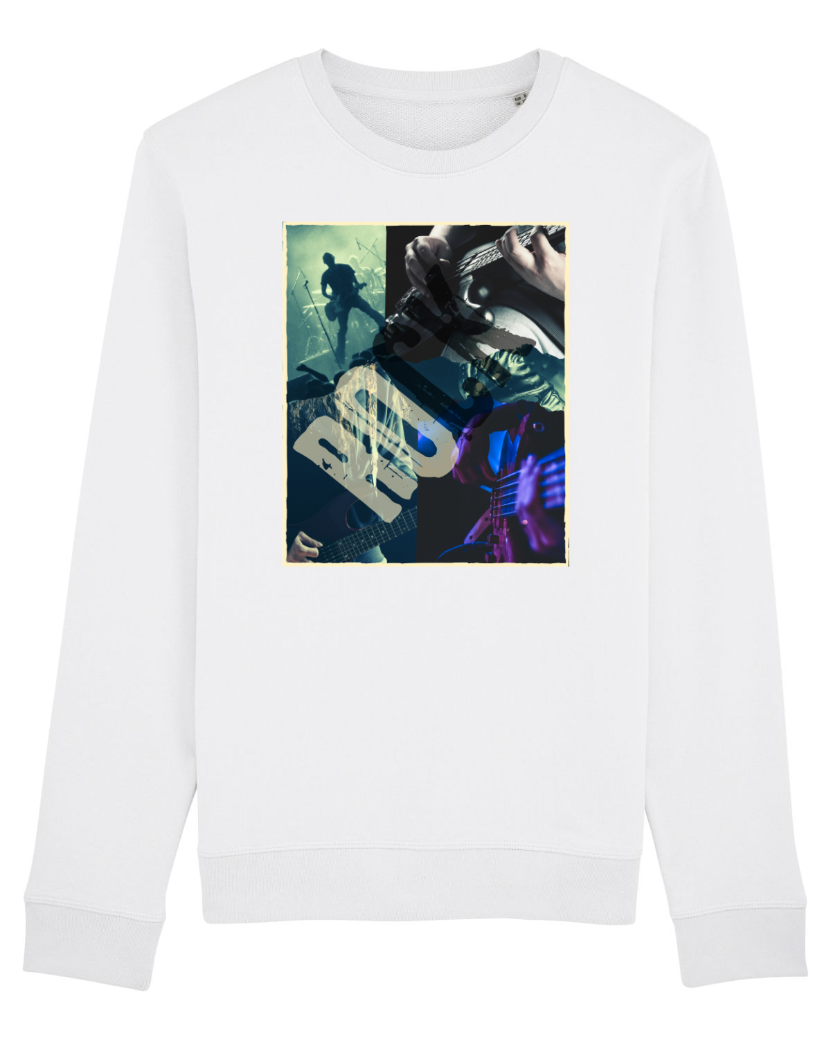 Bluză mânecă lungă Unisex Rise White