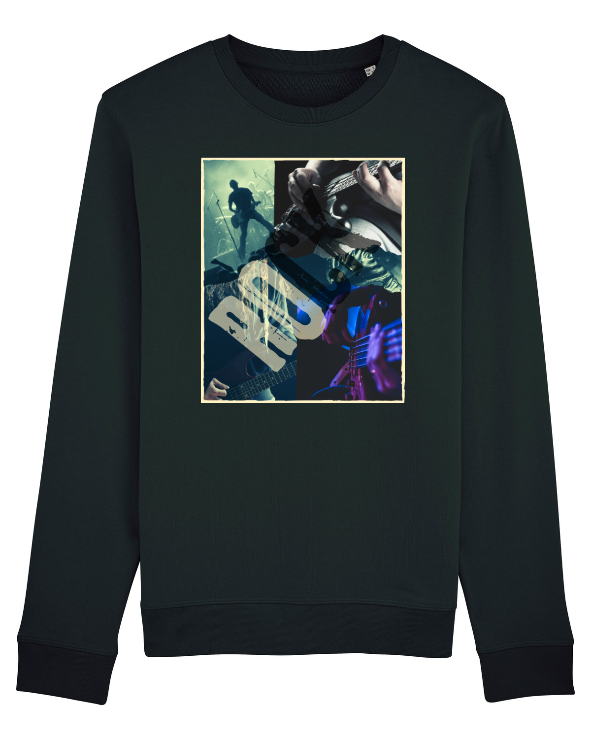 Bluză mânecă lungă Unisex Rise Black