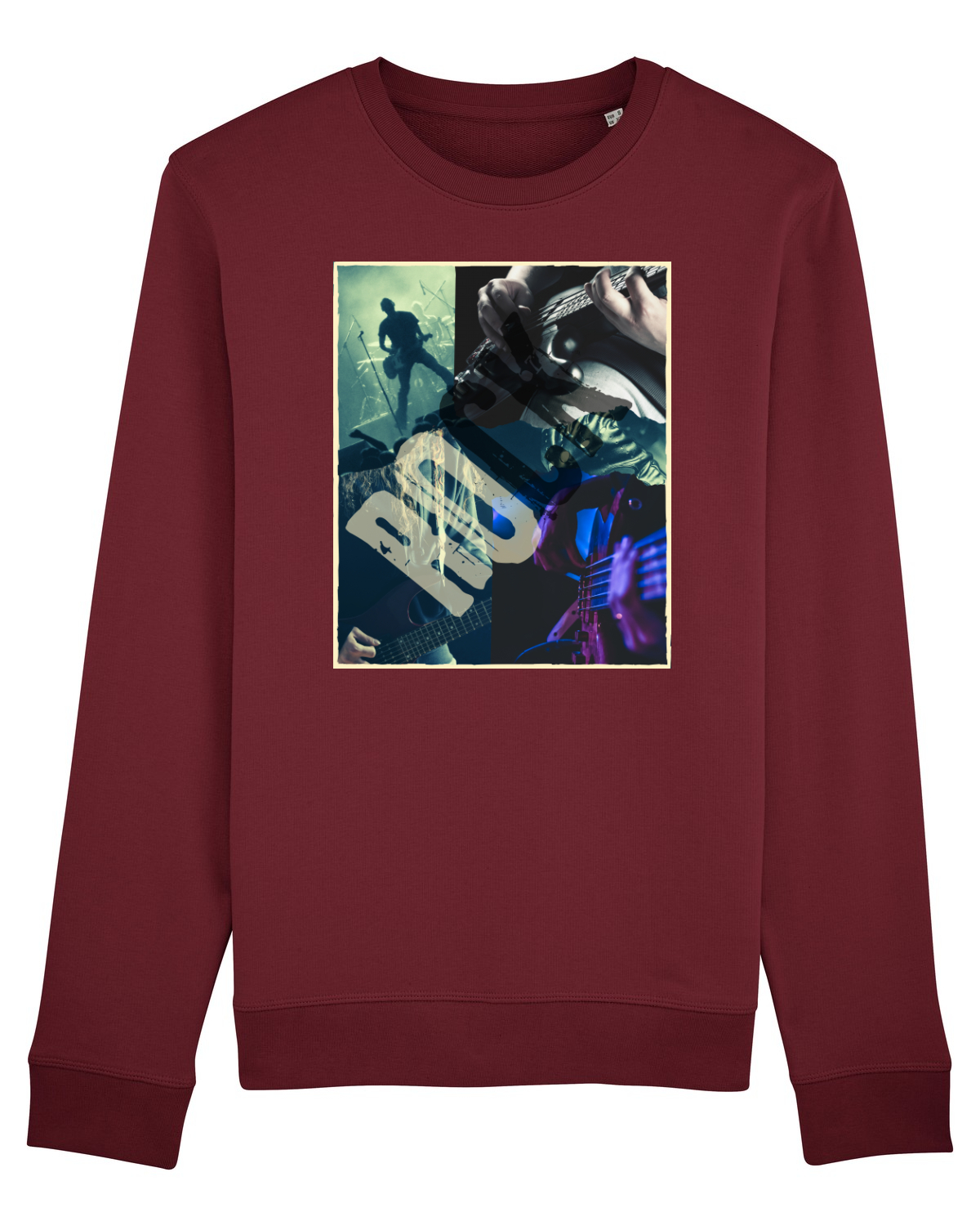 Bluză mânecă lungă Unisex Rise Burgundy