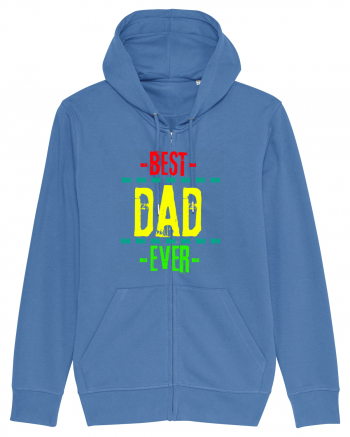 Best Dad Ever Bright Blue