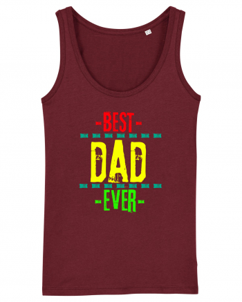 Best Dad Ever Burgundy