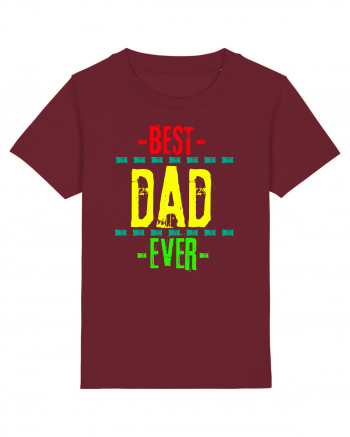 Best Dad Ever Burgundy