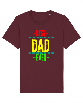 Best Dad Ever Burgundy