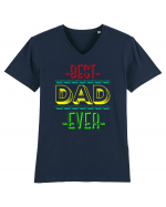 Best Dad Ever Tricou mânecă scurtă guler V Bărbat Presenter