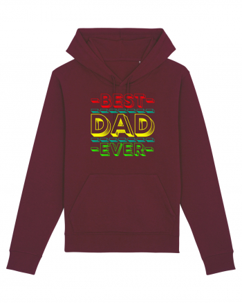 Best Dad Ever Burgundy