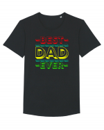 Best Dad Ever Tricou mânecă scurtă guler larg Bărbat Skater