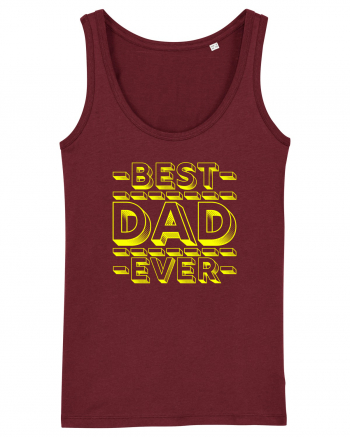 Best Dad Ever Burgundy