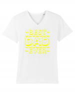 Best Dad Ever Tricou mânecă scurtă guler V Bărbat Presenter