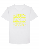 Best Dad Ever Tricou mânecă scurtă guler larg Bărbat Skater