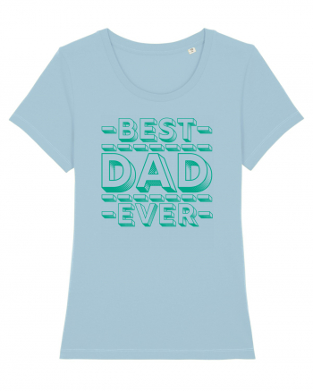 Best Dad Ever Sky Blue