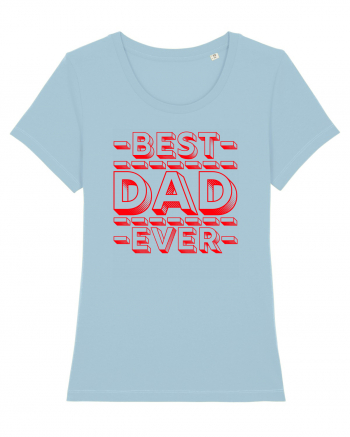 Best Dad Ever Sky Blue