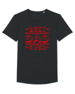 Best Dad Ever Tricou mânecă scurtă guler larg Bărbat Skater