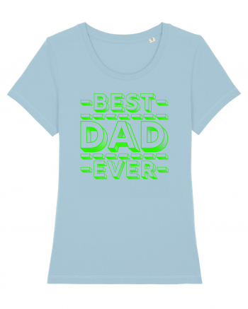 Best Dad Ever Sky Blue