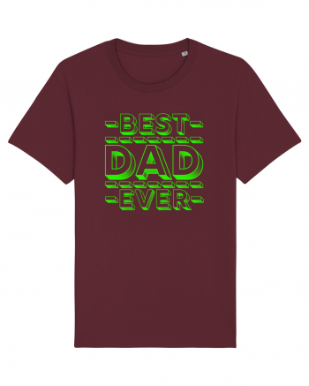 Best Dad Ever Burgundy