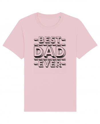 Best Dad Ever Cotton Pink