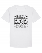 Best Dad Ever Tricou mânecă scurtă guler larg Bărbat Skater