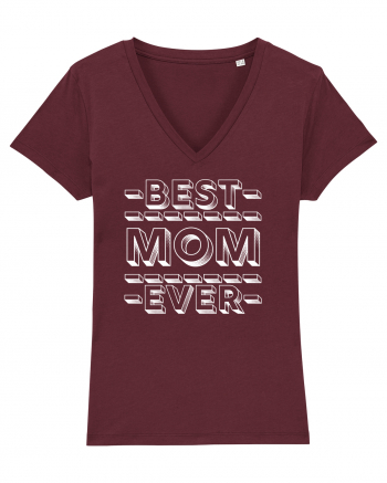 Best Mom Ever Burgundy