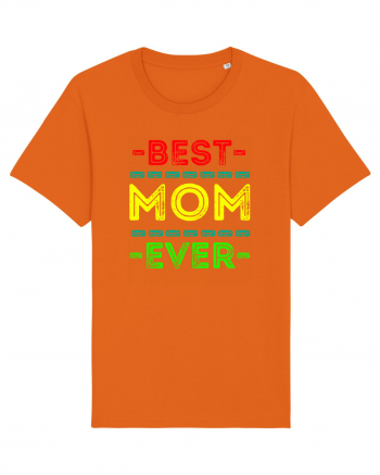 Best Mom Ever Bright Orange