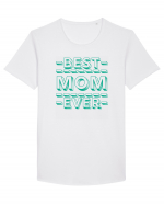 Best Mom Ever Tricou mânecă scurtă guler larg Bărbat Skater