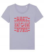 Best Mom Ever Tricou mânecă scurtă guler larg fitted Damă Expresser