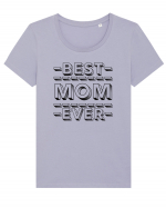 Best Mom Ever Tricou mânecă scurtă guler larg fitted Damă Expresser