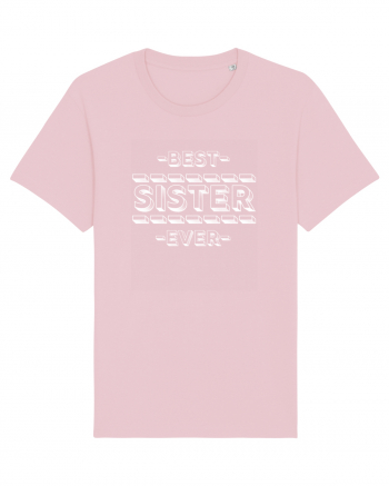 Best Sister Ever Cotton Pink