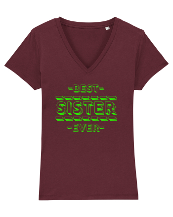 Best Sister Ever Burgundy