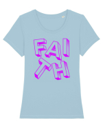 Faith Tricou mânecă scurtă guler larg fitted Damă Expresser