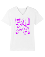 Faith Tricou mânecă scurtă guler V Bărbat Presenter