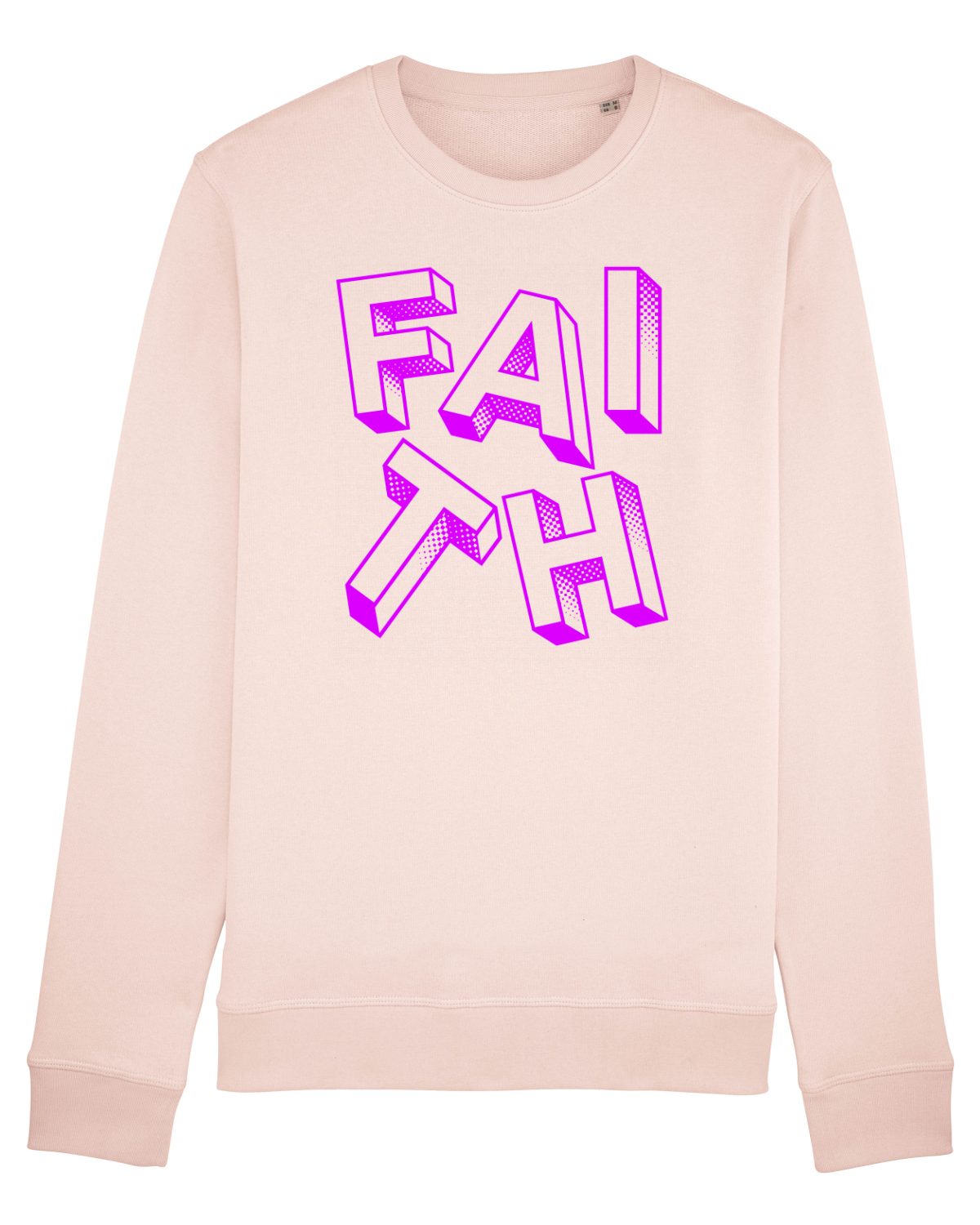 Bluză mânecă lungă Unisex Rise Candy Pink
