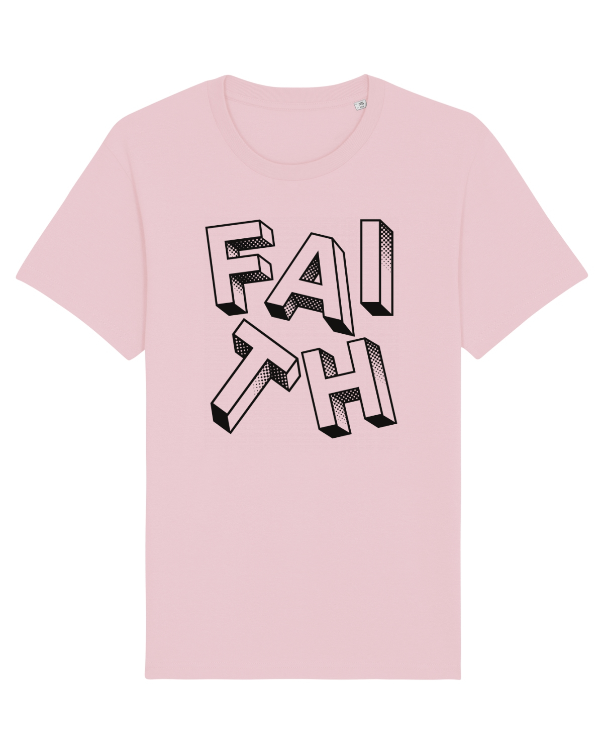 Tricou mânecă scurtă Unisex Rocker Cotton Pink