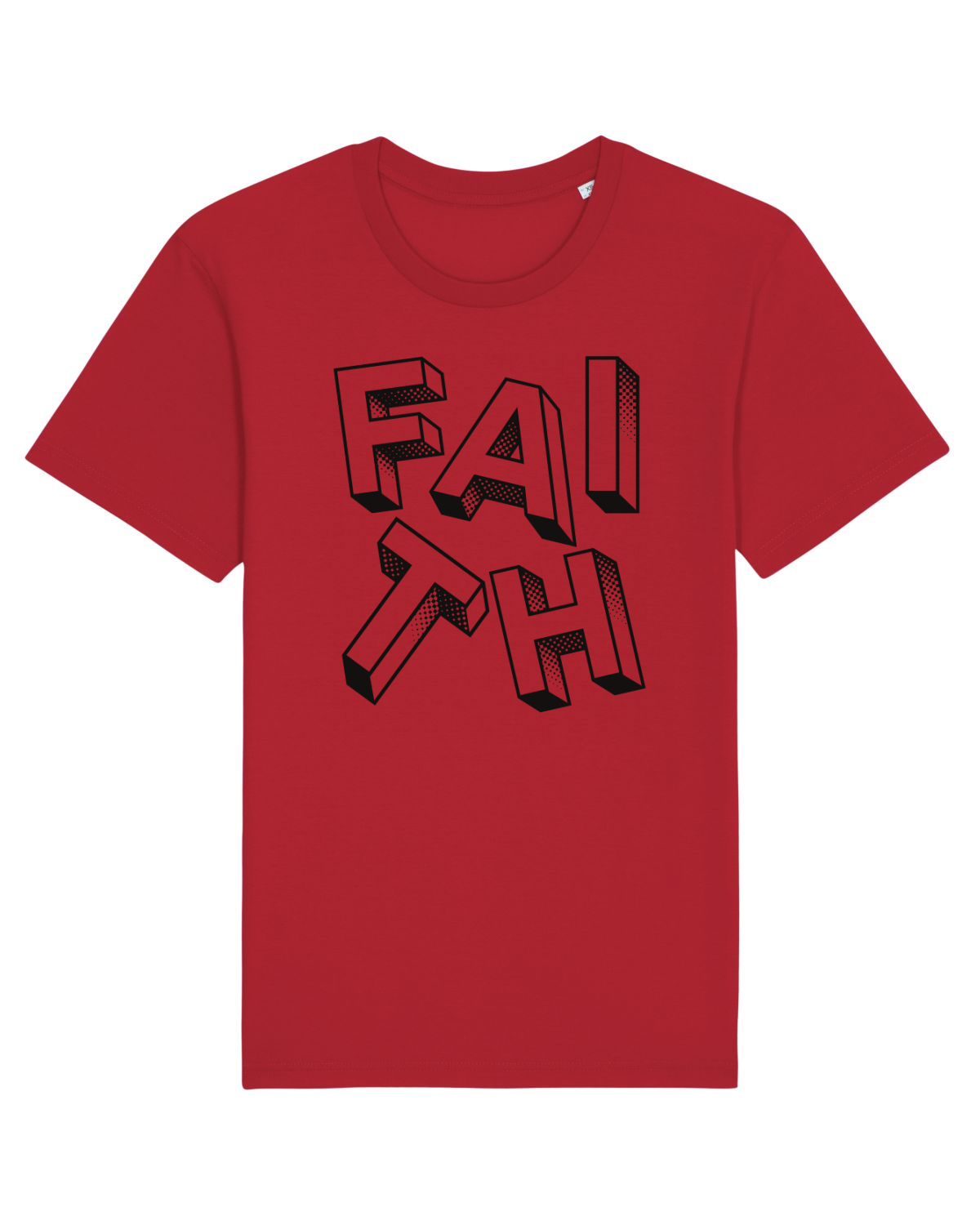 Tricou mânecă scurtă Unisex Rocker Red