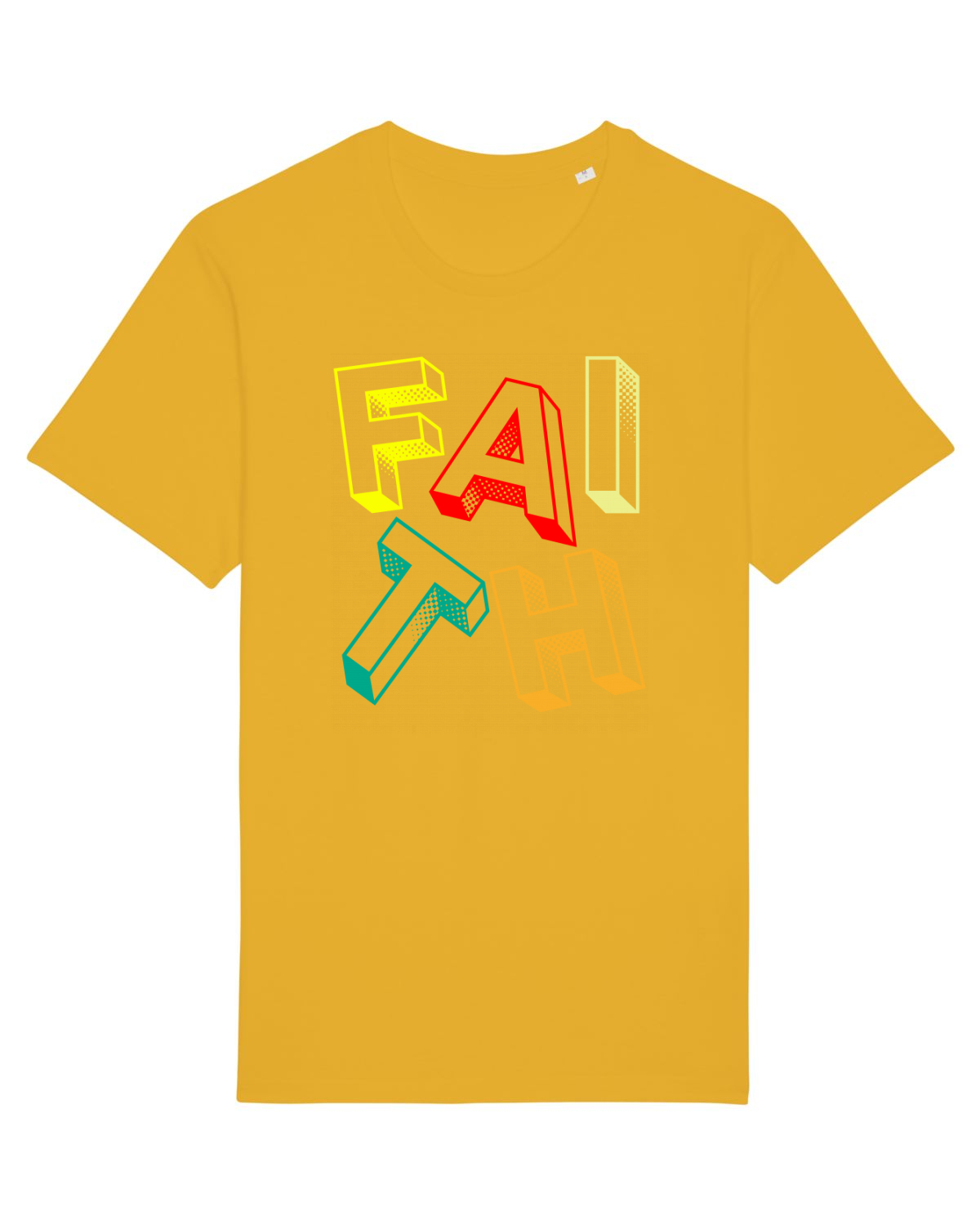 Tricou mânecă scurtă Unisex Rocker Spectra Yellow