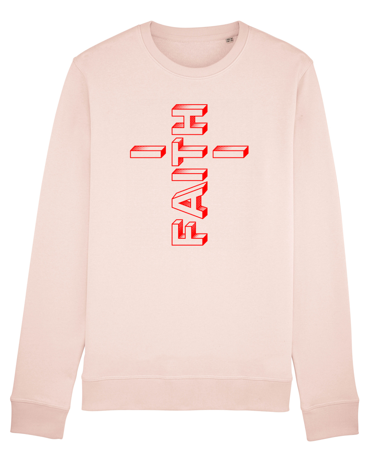 Bluză mânecă lungă Unisex Rise Candy Pink