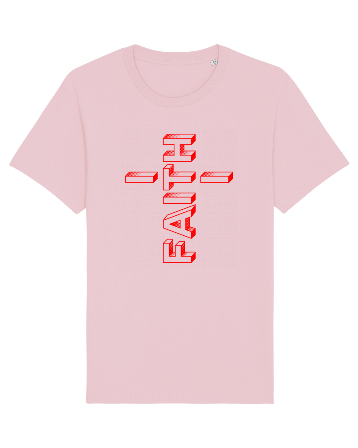Tricou mânecă scurtă Unisex Rocker Cotton Pink