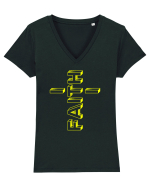 Faith Tricou mânecă scurtă guler V Damă Evoker