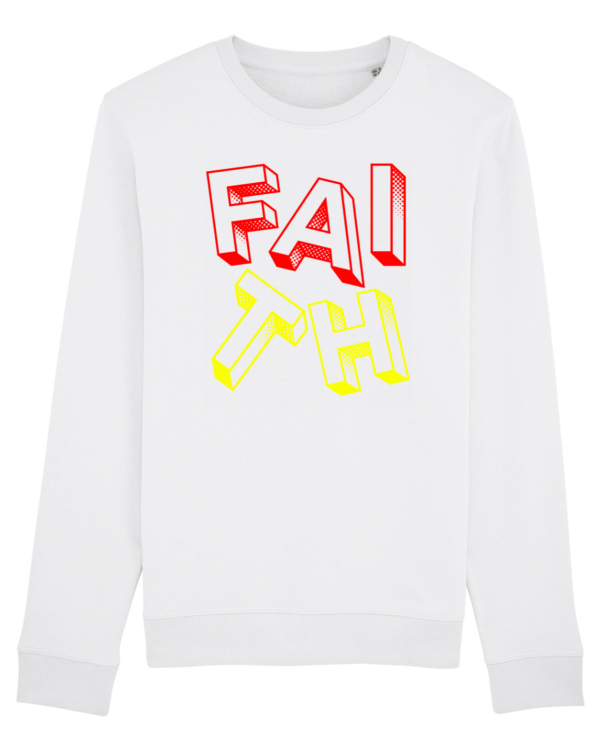 Bluză mânecă lungă Unisex Rise White