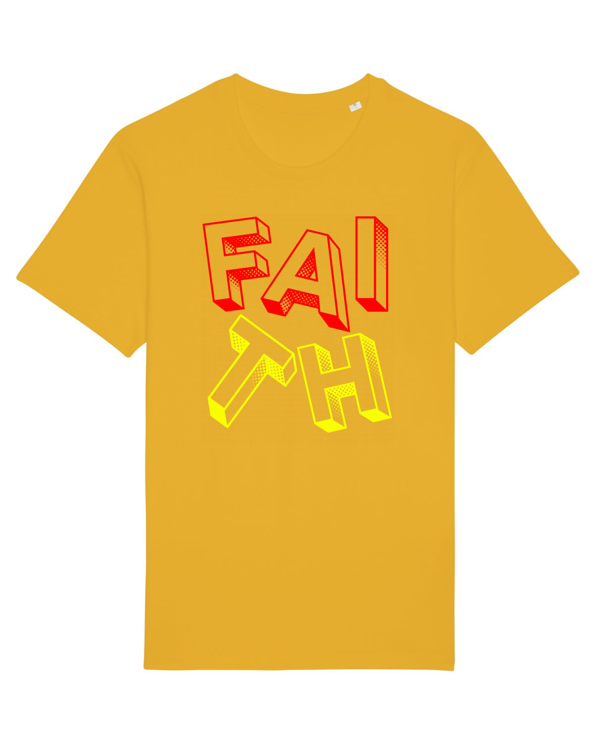 Tricou mânecă scurtă Unisex Rocker Spectra Yellow