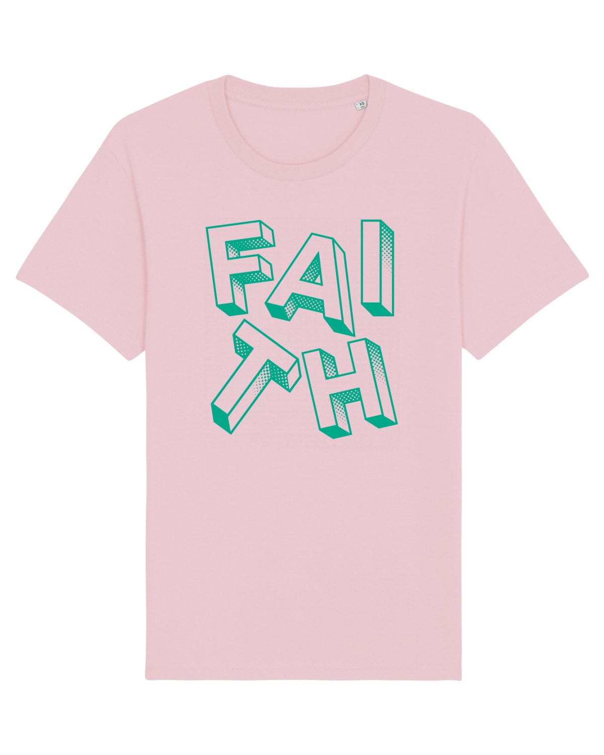 Tricou mânecă scurtă Unisex Rocker Cotton Pink